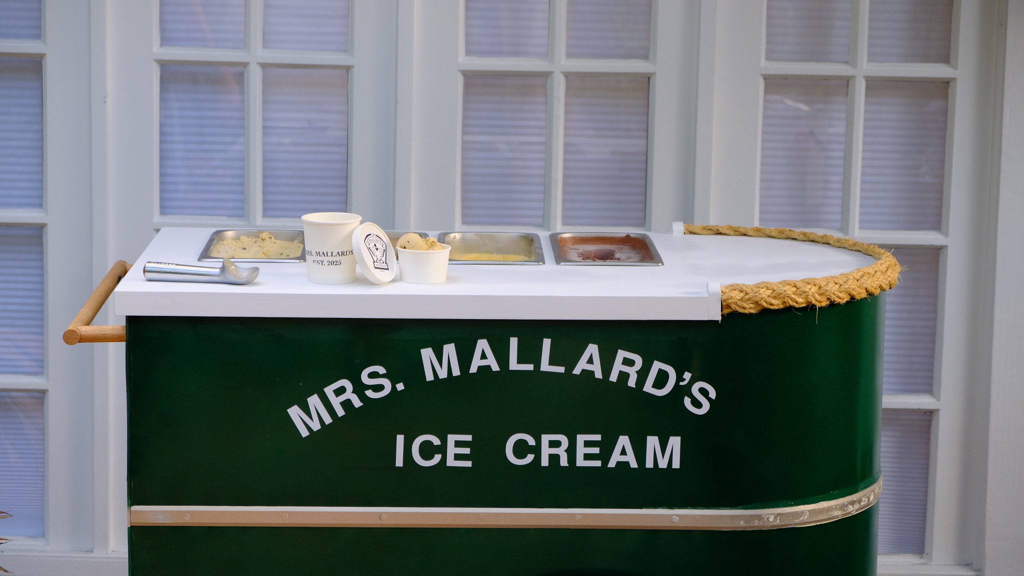 Mrs. Mallard's ice cream cart